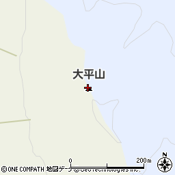 大平山周辺の地図