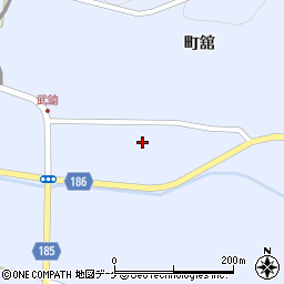 宮城県栗原市若柳武鎗町舘261周辺の地図