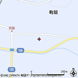 宮城県栗原市若柳武鎗町舘261-1周辺の地図