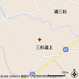宮城県大崎市鳴子温泉鬼首三杉道上29周辺の地図