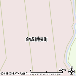 宮城県栗原市金成新桜町周辺の地図