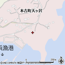 宮城県気仙沼市本吉町天ヶ沢46周辺の地図