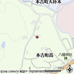 宮城県気仙沼市本吉町高周辺の地図