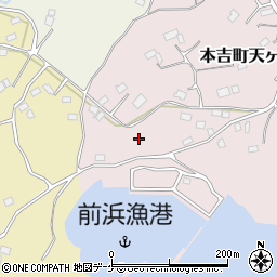 宮城県気仙沼市本吉町天ヶ沢13周辺の地図