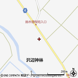 宮城県栗原市金成沢辺神林79周辺の地図