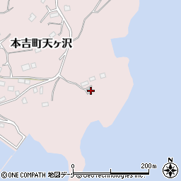 宮城県気仙沼市本吉町天ヶ沢109周辺の地図
