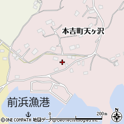 宮城県気仙沼市本吉町天ヶ沢62周辺の地図