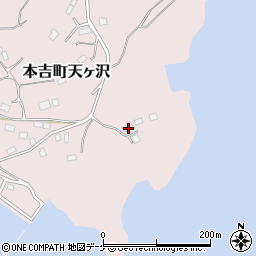 宮城県気仙沼市本吉町天ヶ沢108周辺の地図