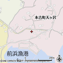 宮城県気仙沼市本吉町天ヶ沢39周辺の地図