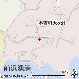 宮城県気仙沼市本吉町天ヶ沢64周辺の地図