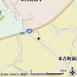 宮城県気仙沼市本吉町前浜105周辺の地図