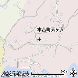 宮城県気仙沼市本吉町天ヶ沢67周辺の地図