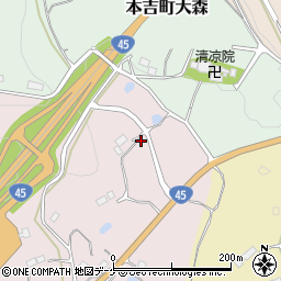 宮城県気仙沼市本吉町谷地141周辺の地図