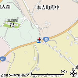 宮城県気仙沼市本吉町大森1-4周辺の地図