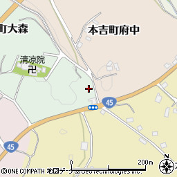 宮城県気仙沼市本吉町大森2-6周辺の地図