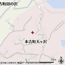 宮城県気仙沼市本吉町天ヶ沢96周辺の地図