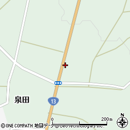 山形県新庄市泉田404周辺の地図