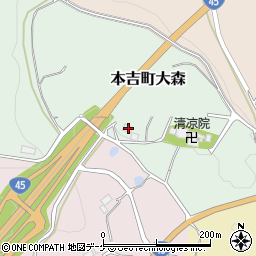 宮城県気仙沼市本吉町大森30周辺の地図