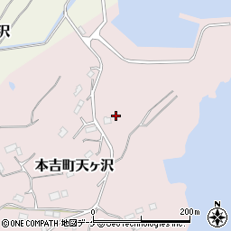 宮城県気仙沼市本吉町天ヶ沢147周辺の地図