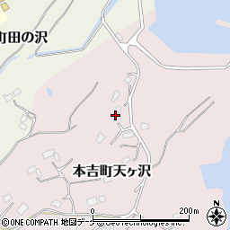 宮城県気仙沼市本吉町天ヶ沢95-1周辺の地図