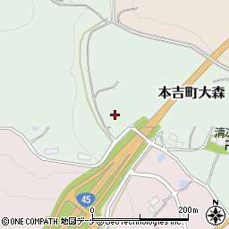 宮城県気仙沼市本吉町大森35-1周辺の地図