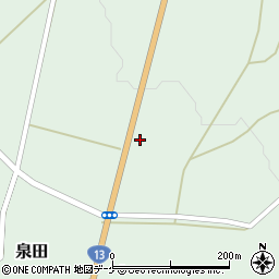 山形県新庄市泉田432周辺の地図