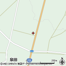 山形県新庄市泉田172周辺の地図