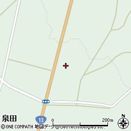 山形県新庄市泉田434周辺の地図