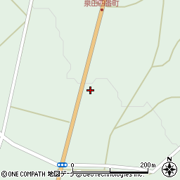 山形県新庄市泉田448周辺の地図