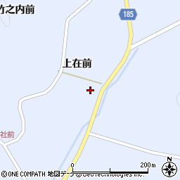 宮城県栗原市若柳武鎗竹之内前33周辺の地図