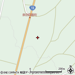 山形県新庄市泉田466周辺の地図