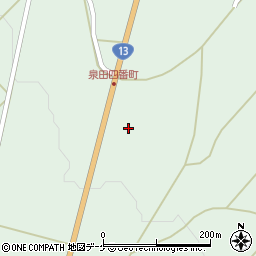 山形県新庄市泉田476周辺の地図