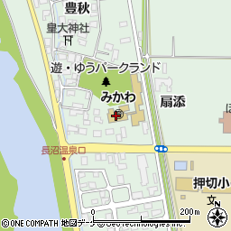 三川町立みかわ保育園・幼稚園周辺の地図