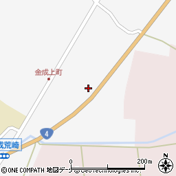 宮城県栗原市金成上町東裏周辺の地図