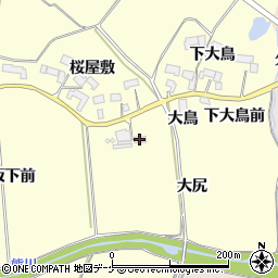 大鳥東自治会周辺の地図