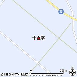 山形県鶴岡市長沼十文字周辺の地図