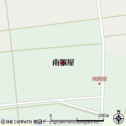 山形県庄内町（東田川郡）南興屋周辺の地図