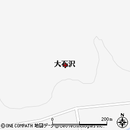 岩手県一関市花泉町油島大石沢周辺の地図