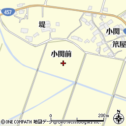 宮城県栗原市栗駒稲屋敷小関前周辺の地図