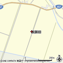 宮城県栗原市栗駒稲屋敷新餅田周辺の地図