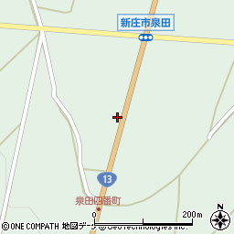 山形県新庄市泉田40周辺の地図