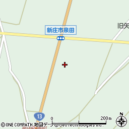 山形県新庄市泉田542周辺の地図