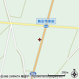 山形県新庄市泉田14周辺の地図