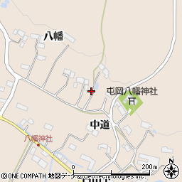 宮城県栗原市栗駒八幡周辺の地図