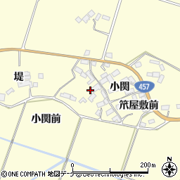 宮城県栗原市栗駒稲屋敷小関54周辺の地図