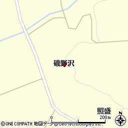岩手県一関市花泉町老松磯野沢周辺の地図