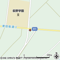 山形県新庄市泉田137周辺の地図