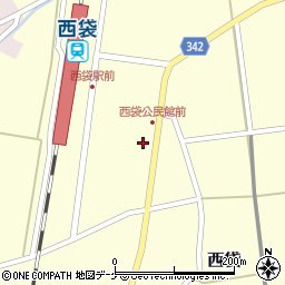 山形県東田川郡庄内町西袋駅前61周辺の地図