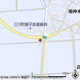 山形県東田川郡三川町猪子高尾倉周辺の地図
