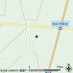 山形県新庄市泉田18周辺の地図